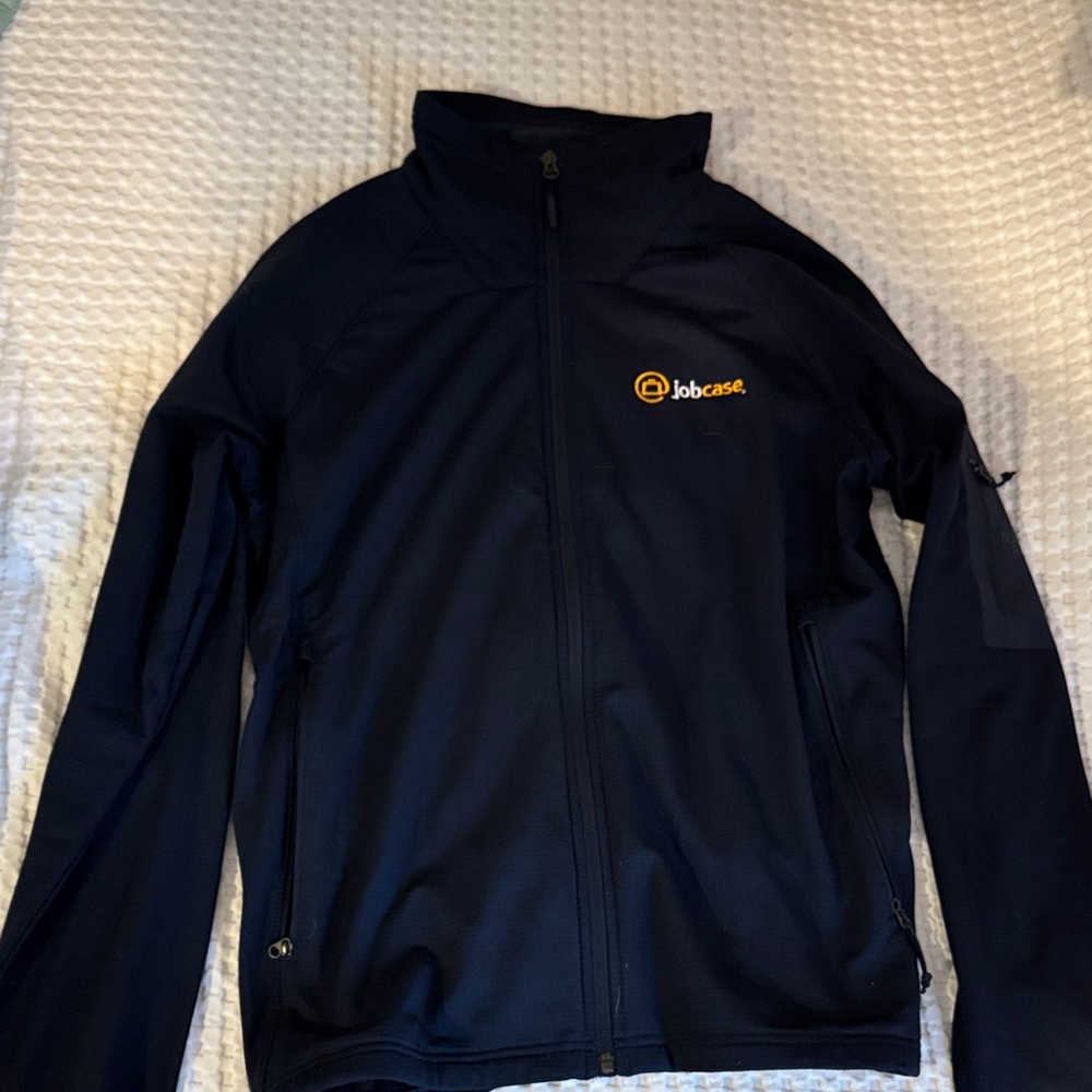 The North Face Black Jacket with Yellow Logo